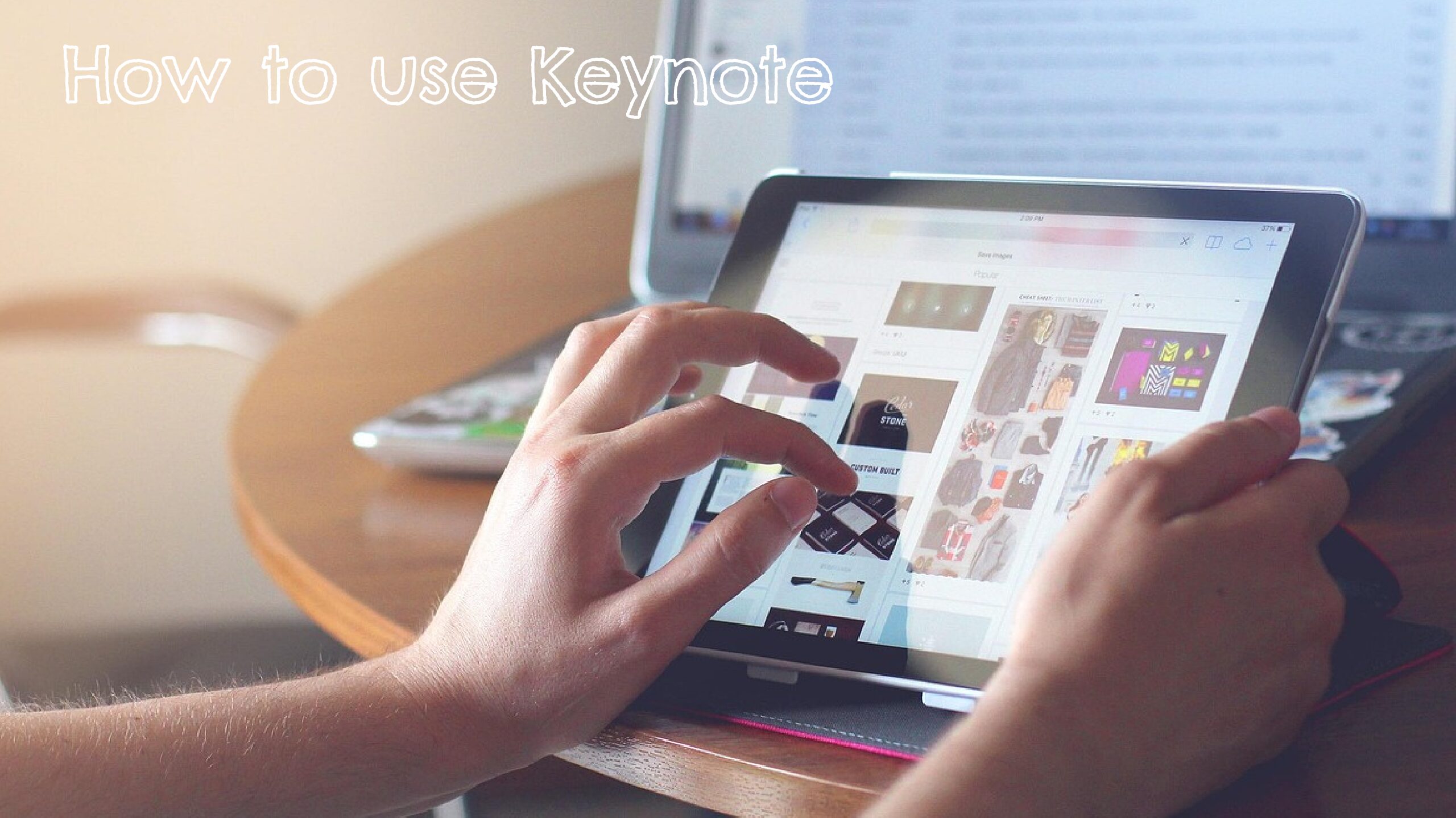 Computing Staff Meeting: How to use Keynote