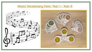 Music Vocabulary Fans: Yr1 - Yr6