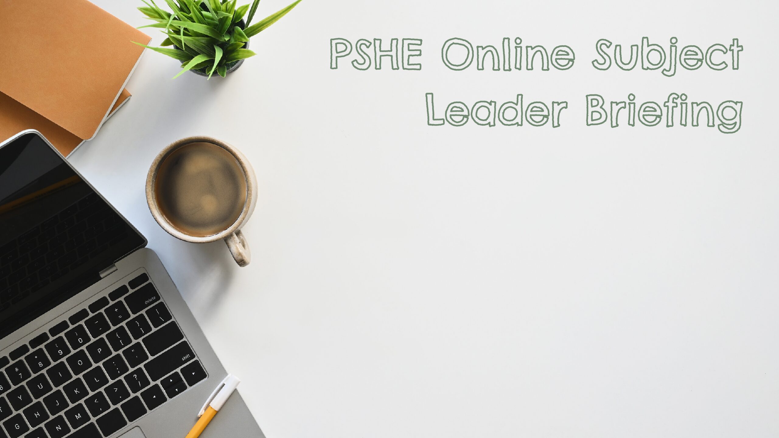 PSHE Online Subject Leader Briefing