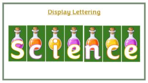 Display Lettering: Science