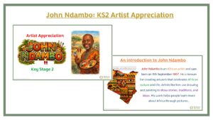 John Ndambo: KS2 Artist Appreciation