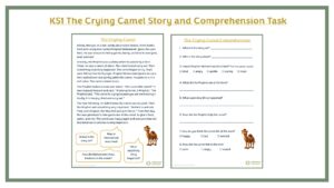 KS1 The Crying Camel Story and Comprehension Task