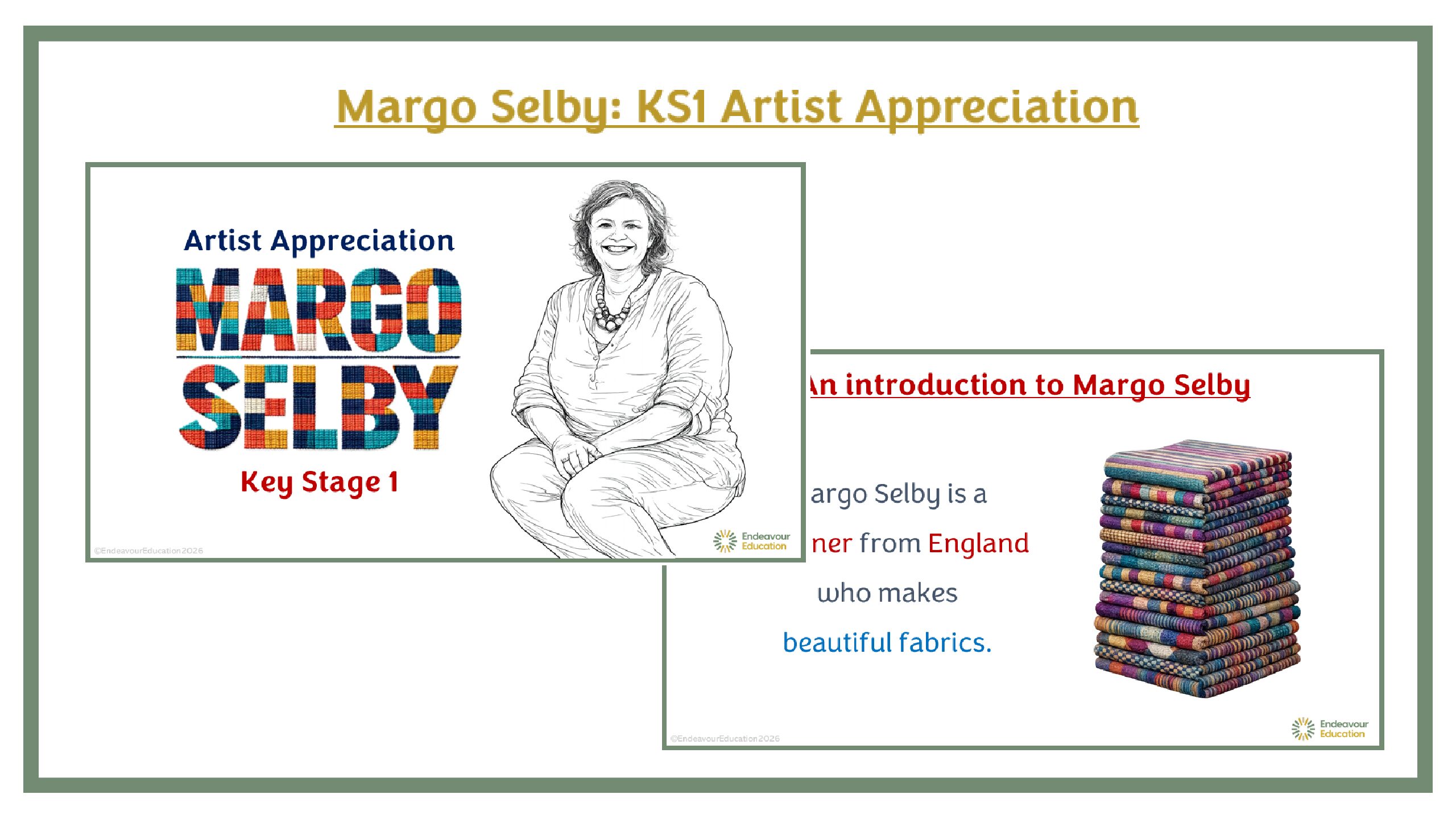 Margo Selby: KS1 Artist Appreciation
