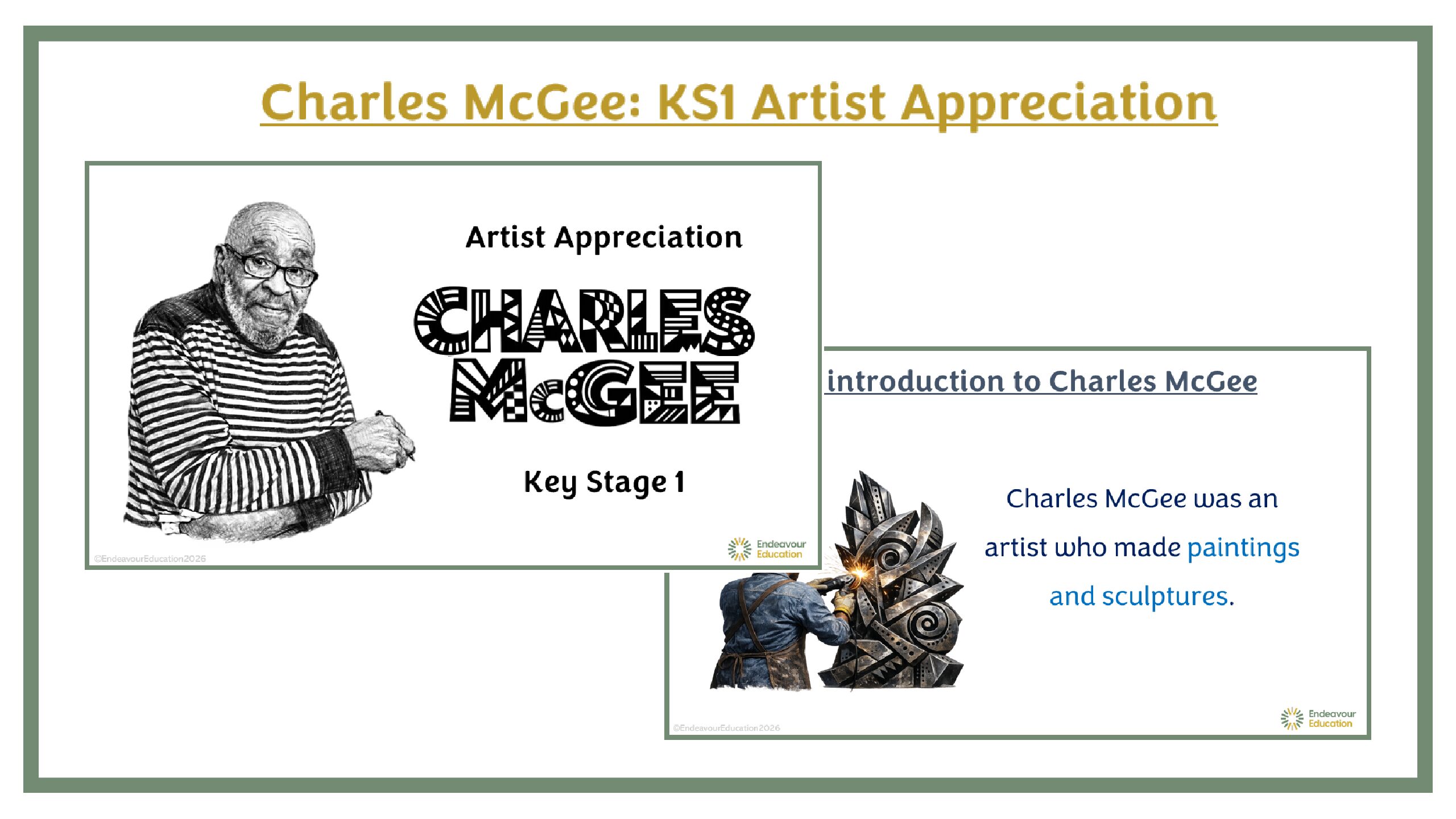 Charles McGee: KS1 Artist Appreciation
