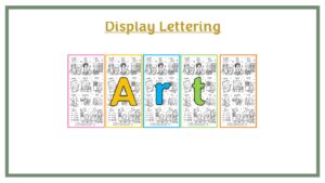Display Lettering: Art BW Images