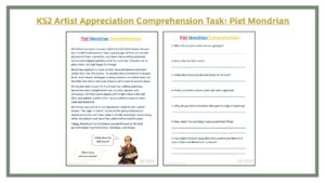KS2 Comprehension Task: Piet Mondrian