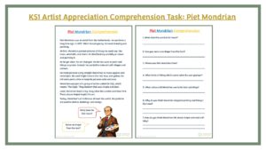 KS1 Comprehension Task: Piet Mondrian