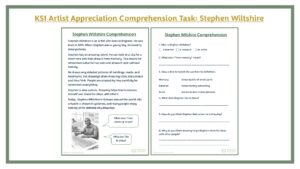KS1 Comprehension Task: Stephen Wiltshire