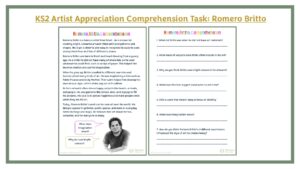 KS2 Comprehension Task: Romero Britto
