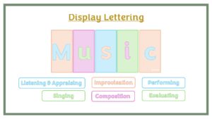 Display Lettering: Music - Pastel