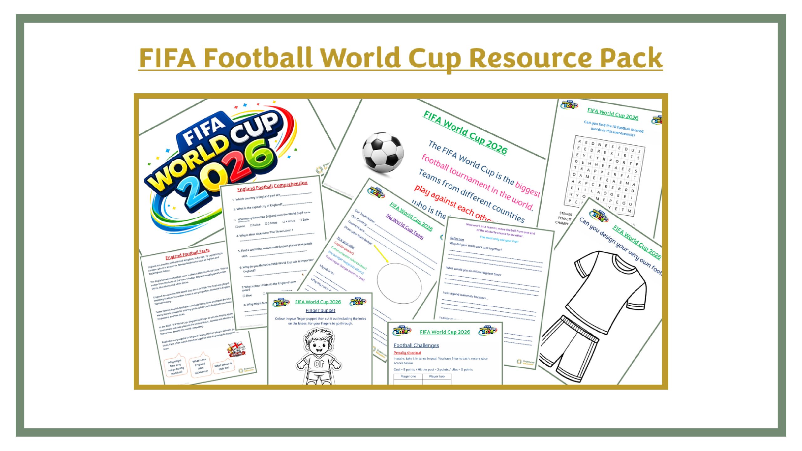 FIFA Football World Cup Resource Pack