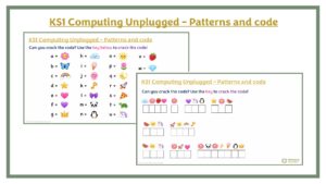 KS1 Computing Unplugged – Patterns and Code