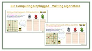 KS1 Computing Unplugged – Writing algorithms
