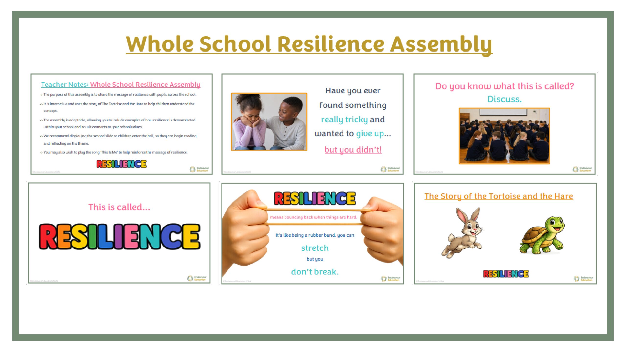 Whole School Resilience Assembly