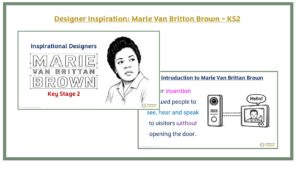 Designer Inspiration PPT: Marie Van Britton Brown - KS2