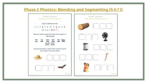 Phase 2 Phonics: Blending and Segmenting (h-b-f-l)