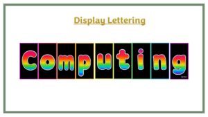 Display Lettering: Computing - Black