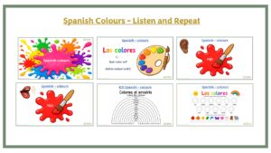 Spanish Colours - Listen and Repeat