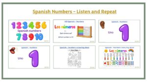 Spanish Colours - Listen and Repeat