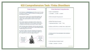 KS1 Comprehension Task: Yinka Shonibare