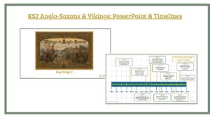 KS2 Anglo Saxons + Vikings: PowerPoint & Timelines
