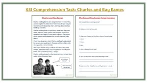 KS1 Comprehension Task: Charles and Ray Eames