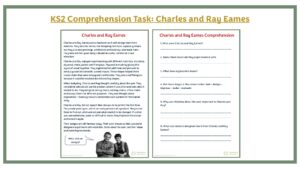 KS2 Comprehension Task: Charles and Ray Eames