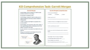 KS1 Comprehension Task: Garrett Morgan