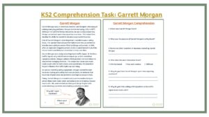 KS2 Comprehension Task: Garrett Morgan