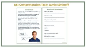 KS1 Comprehension Task: Jamie Siminoff