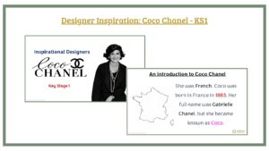 Designer Inspiration PPT: Coco Chanel - KS1