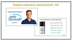 Designer Inspiration PPT: Jamie Siminoff - KS1