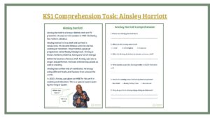 KS1 Comprehension Task: Ainsley Harriott