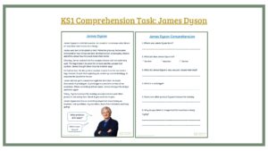 KS1 Comprehension Task: James Dyson