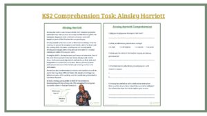 KS2 Comprehension Task: Ainsley Harriott