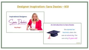 Designer Inspiration PPT: Sara Davies - KS1