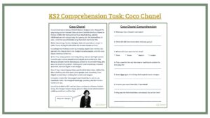 KS2 Comprehension Task: Coco Chanel