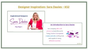 Designer Inspiration PPT: Sara Davies - KS2