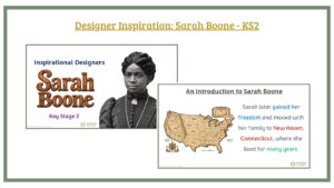 Designer Inspiration PPT: Sarah Boone - KS2