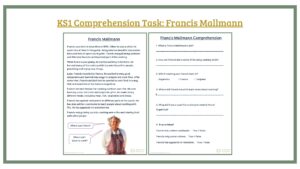 KS1 Comprehension Task: Francis Mallmann
